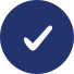 Blue chek icon